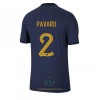 Maglia ufficiale Francia Benjamin Pavard 2 Casa Mondiali 2022 per Uomo